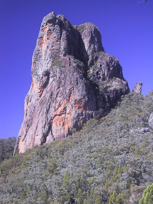 Belougery Spire, one of the magnificent volcanic plugs in Warrumbungles National Park